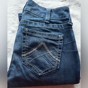R.E.A.L. Ariat Mid Rise Stretch Whipstitch Boot Cut Jean